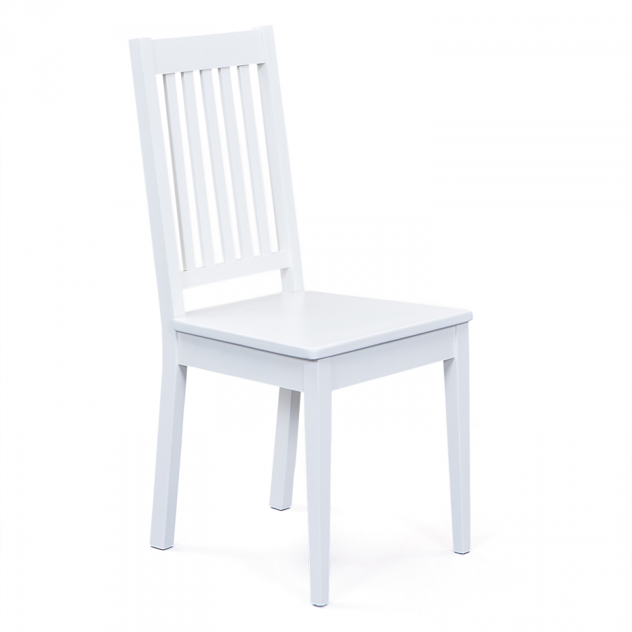Jídelní dřevěná židle bílá