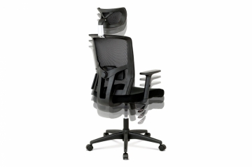 <![CDATA[Kancelářská židle černá s podhlavníkem mesh KA-B1013 BK Autronic]]>