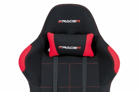 <![CDATA[Kancelářská sportovní židle černá červená, KA-F02 RED Autronic]]>