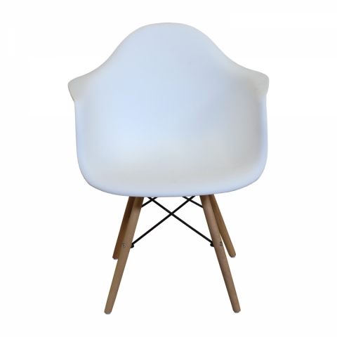 <![CDATA[Jídelní židle s područkami designová plastová bílá DUO Idea]]>