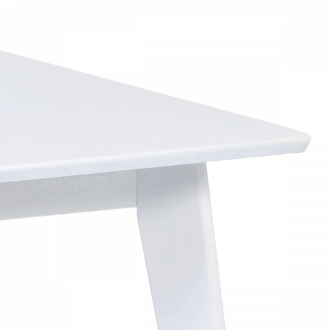 <![CDATA[Jídelní stůl pro 2 -4 osoby bílý masiv 120x75 AUT-008 WT Autronic]]>