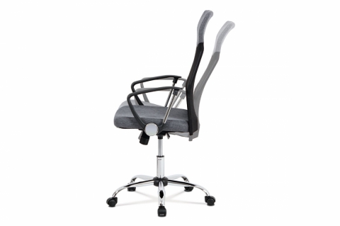 <![CDATA[Kancelářská židle šedo černá houpací kovový kříž MESH KA-E301 GREY Autronic]]>
