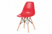 Jídelní židle plastová červená, CT-758 RED