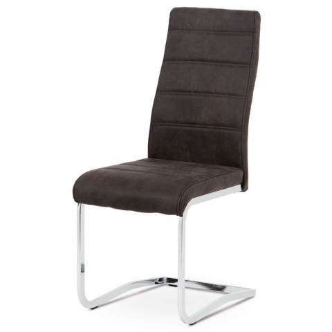 Jídelní židle COWBOY šedá chrom, DCH-451 GREY3