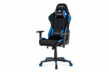 Kancelářská židle modrá, houpací, KA-V606 BLUE