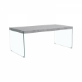 Konferenční stolek skleněný beton, 4914