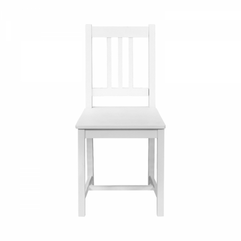 <![CDATA[Jídelní židle bílá masiv borovice 869B lak Idea]]>