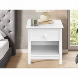 Noční stolek TORINO bílý