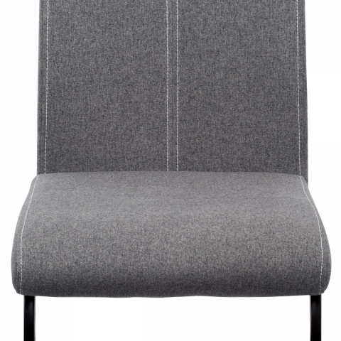 <![CDATA[Jídelní židle šedá, kovová podnož, černý matný lak DCL-612 GREY2 Autronic]]>