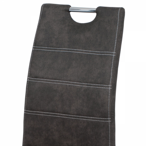 Jídelní židle, šedá, látka vintage, HC-486 GREY3