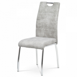 jídelní židle stříbrná COWBOY, chrom, HC-486 SIL3 