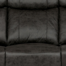 Relaxační sedačka 3+1+1, potah hnědá látka v dekoru broušené kůže, funkce Relax I/II s aretací ASD-311 BR3