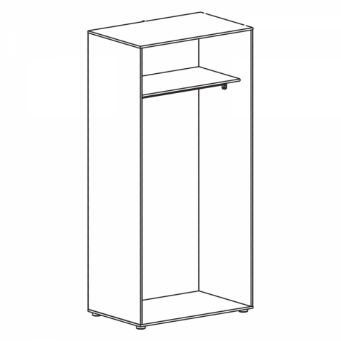 Skříň 2dveřová BEST dub