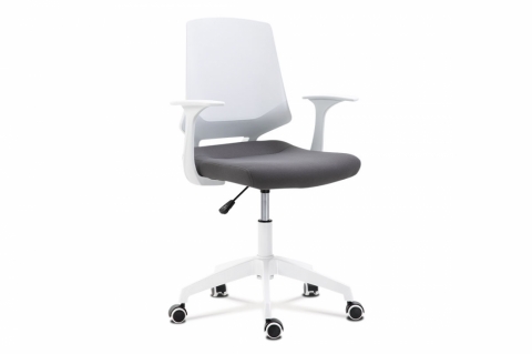 Kancelářská židle šedá výškově stavitelná KA-R202 GREY