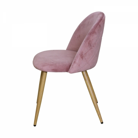 <![CDATA[Jídelní židle růžový samet LAMBDA Idea]]>