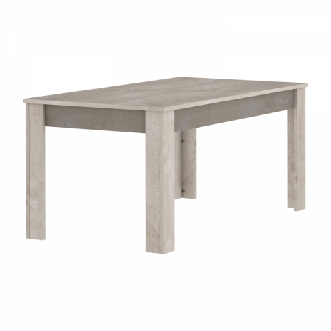 Jídelní stůl pro 4 - 6 osob 170x90 dub béžový beton ANTIBES 452881
