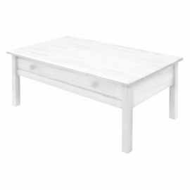 Konferenční stolek masiv borovice bílý TORINO 8092B