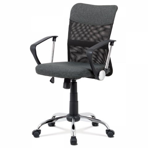 Kancelářská židle šedá černá MESH KA-Z202 GREY 