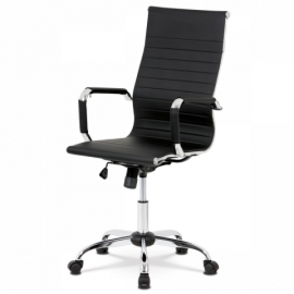 Kancelářská židle černá ekokůže KA-Z305 BK 