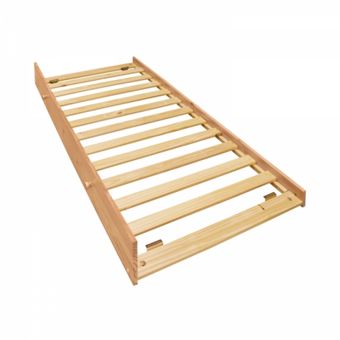 Výsuvná postel masiv borovice 90x200 vosk TORINO 8086V