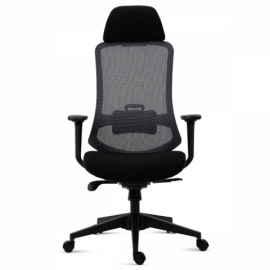 Kancelářská židle černá látka 4D područky KA-V322 BK