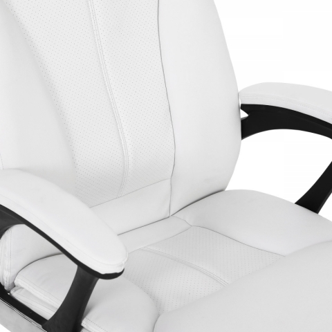 <![CDATA[Kancelářská židle bílá plast ve stříbrné, kolečka pro tvrdé podlahy KA-Y287 WT Autronic]]>