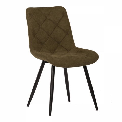 Jídelní židle, hnědá, látka, CT-382 BR2