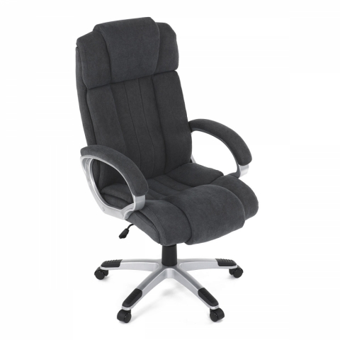 <![CDATA[Kancelářská židle křeslo šedá látka, kolečka pro tvrdé podlahy KA-L632 GREY2 Autronic]]>