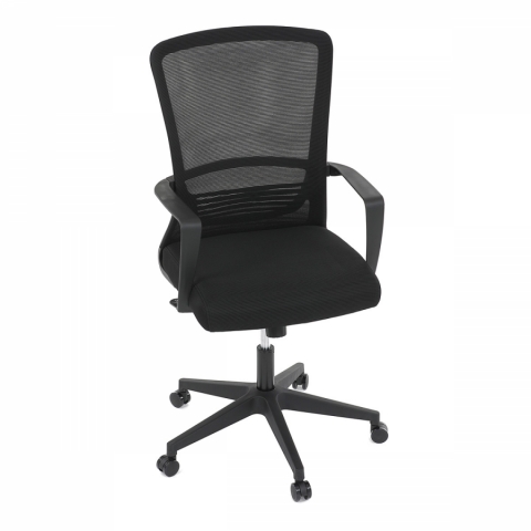 Kancelářská židle křeslo černá MESH KA-S249 BK