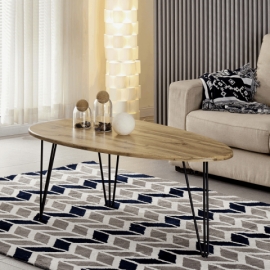 Konferenční stolek 120x67x46cm, mdf, divoký dub, AF-3014 OAK