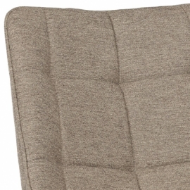 Jídelní židle, béžová, látka, CT-395 CRM2