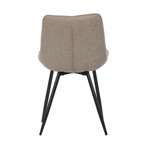 Jídelní židle, béžová, látka, CT-395 CRM2