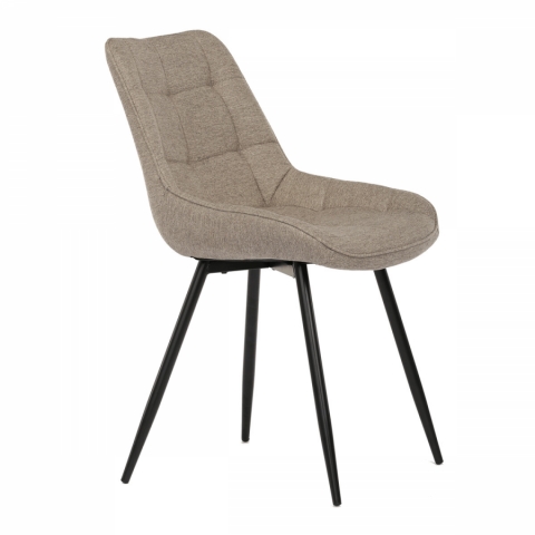 Jídelní židle, béžová, látka, CT-395 CRM2