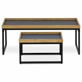 Konferenční stolek 100x60x39cm, mdf, dub, CT-611 OAK