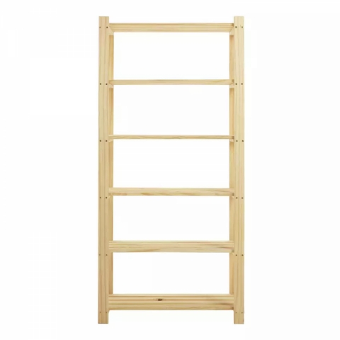 Knihovna 6 polic nelak