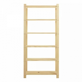 Knihovna 6 polic nelak