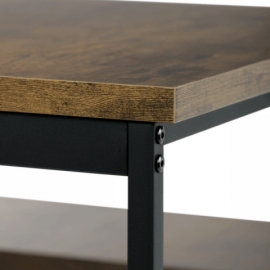 Jídelní set s 2 židlemi, 110x60x75cm, mdf, old wood, AUT-G1175 OLW