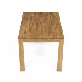 Jídelní stůl 120x80cm, masiv, dub, DS-H120 DUB