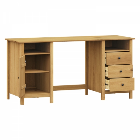 Psací stůl masiv borovice TORINO vosk 