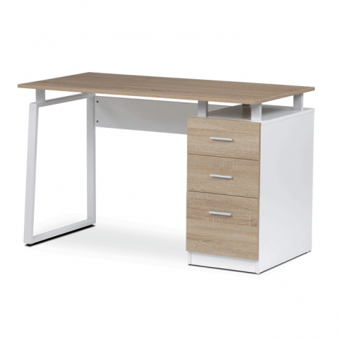 Kancelářský psací stůl 120x60 melamin dub sonoma APC-3218 SON 