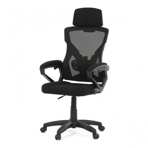 Kancelářská herní židle křeslo výškově nastavitelné černá KA-R223 BK 