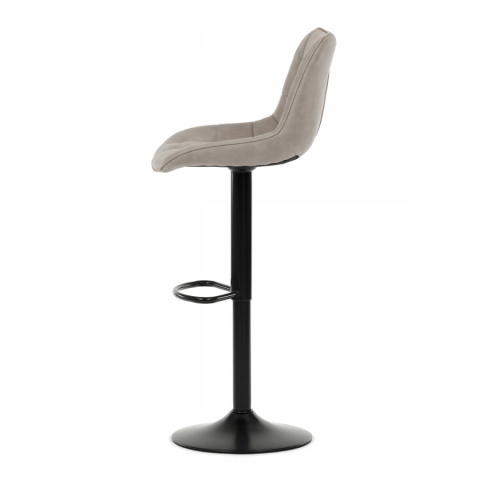 Barová židle, béžová, látka,AUB-V3066 LAN3