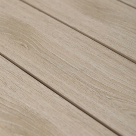 Zahradní stůl 110x110cm, hliník, polywood, šedá, AZT-S1430 GREY