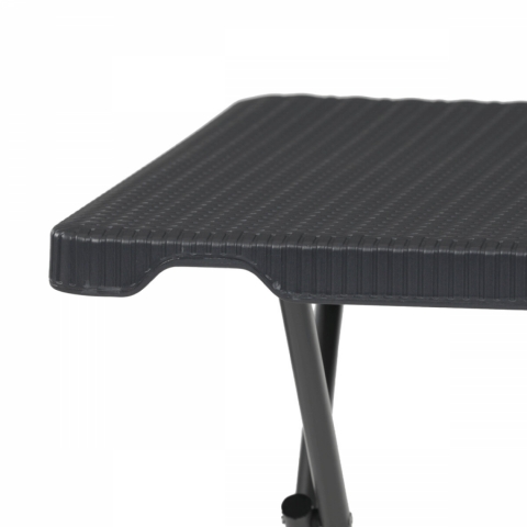 Zahradní set 1+2, plast, šedá, AZS-L2161 GREY