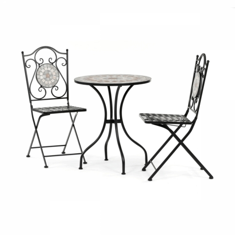 Zahradní set 1+2, keramika, vícebarevná, US1400 SET