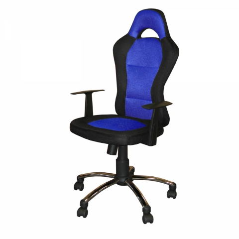 kancelářská židle křeslo modro černá Cesar 