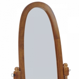 Zrcadlo stojací, v.151 cm, konstrukce z MDF, moření ořech 20124 WAL