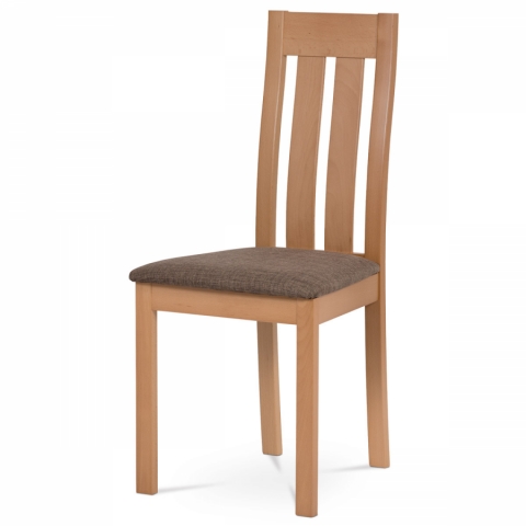 jídelní židle masiv buk potah hnědý BC-2602 BUK3 