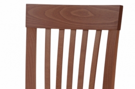 Jídelní židle, třešeň, potah béžový BC-3950 TR3