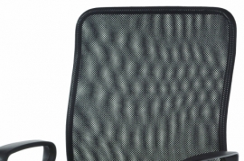 Kancelářská židle, látka MESH zelená / černá, plyn.píst KA-B047 GRN